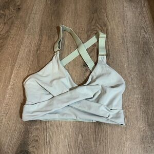 Candy Wrap Sports Bra in Honeydew